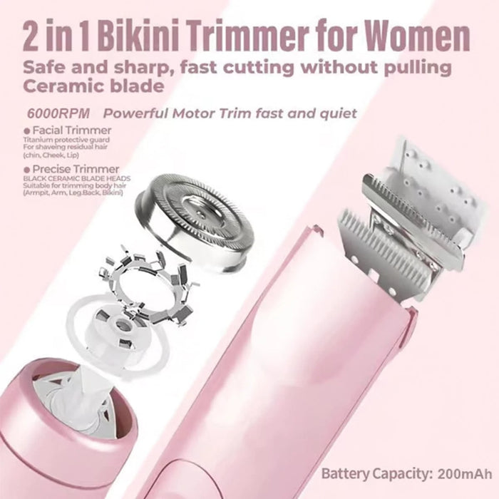 OH - 2 in 1 Electric Bikini Trimmer