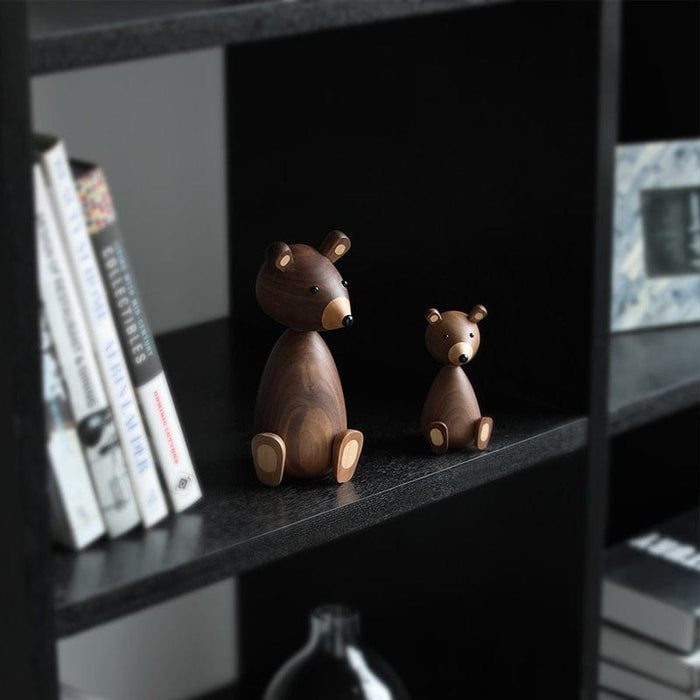 Russia Wooden Bear Ornaments