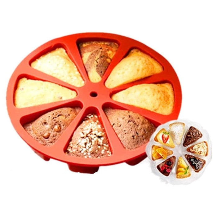 8 Cavity Silicone Cake Mold DIY