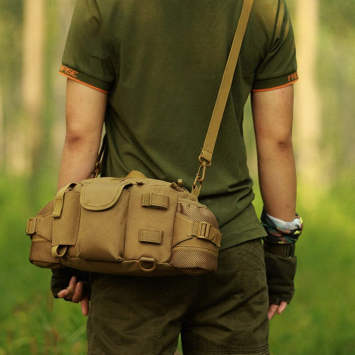 Large Fanny Pack Crossbody Purse Tactical Waist Bag Fit 10 Inch Tablet