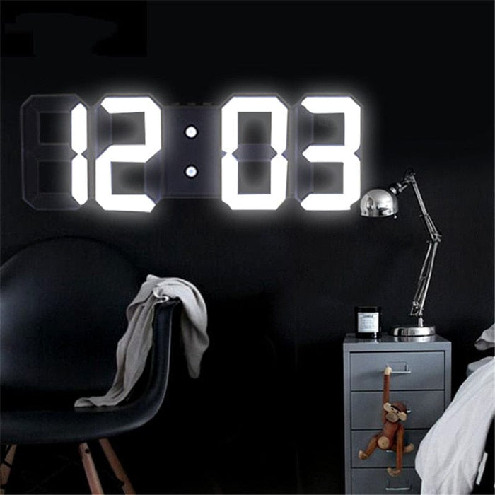 Digital Wall Clock Date Time Electronic Display