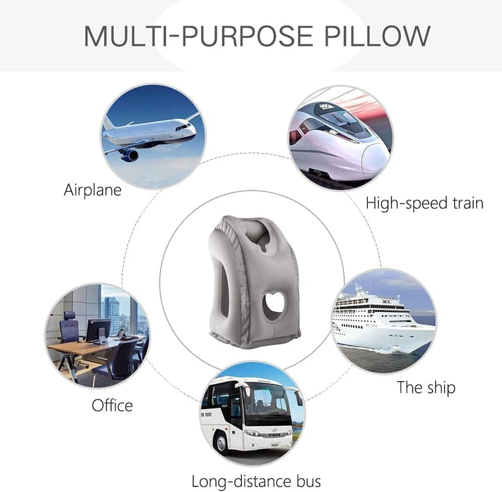 EZSleep Inflatable Pillow by O&H (Includes FREE Carrying Case!)