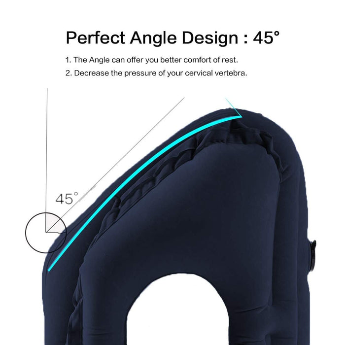 EZSleep Inflatable Pillow by O&H (Includes FREE Carrying Case!)