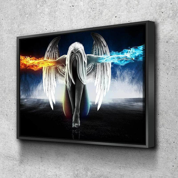 Wings of Wonder Fire & Ice Canvas Wall Art