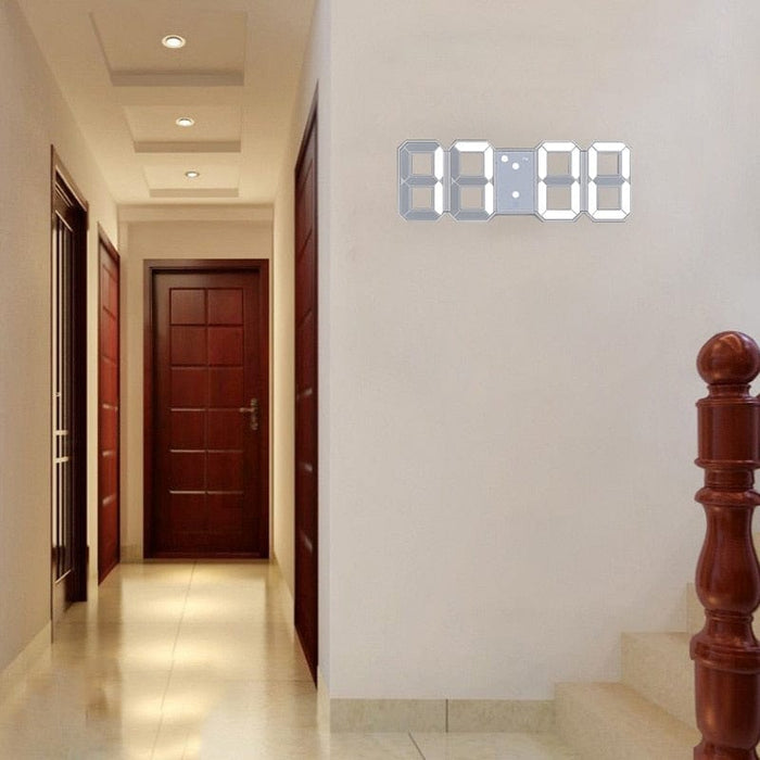Digital Wall Clock Date Time Electronic Display