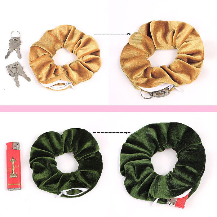 Hair Scrunchie (Hidden Storage)
