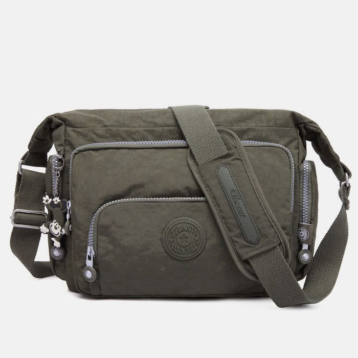 Crossbody Bag For Women Lightweight Multi-Pocket Casual Canvas Shoulder Purse
