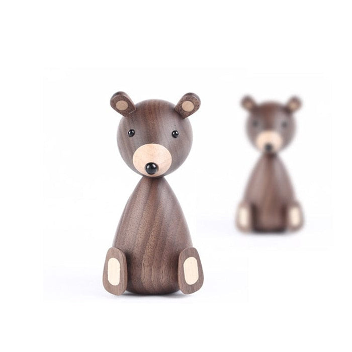 Russia Wooden Bear Ornaments