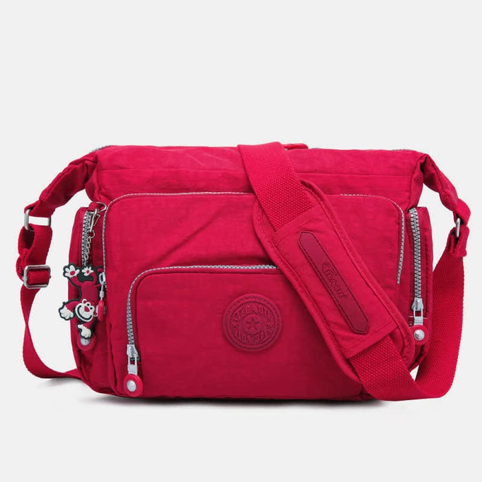 Crossbody Bag For Women Lightweight Multi-Pocket Casual Canvas Shoulder Purse