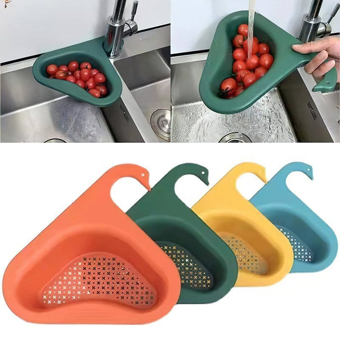 Corner Swan-Shaped Sink Strainer