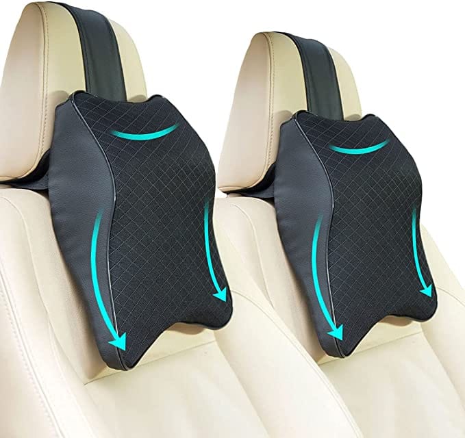 EZDrive Ergonomic Neck Pillow - Fits All Car Makes and Models