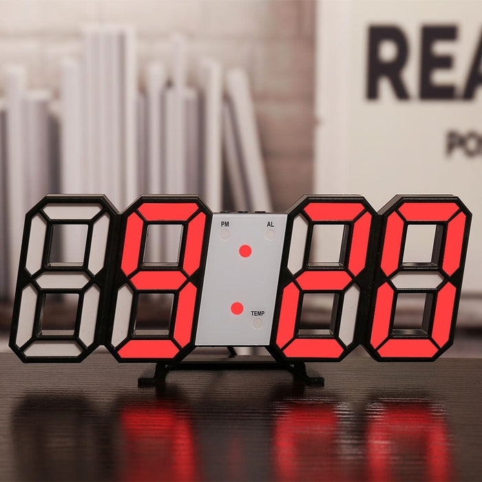 Digital Wall Clock Date Time Electronic Display