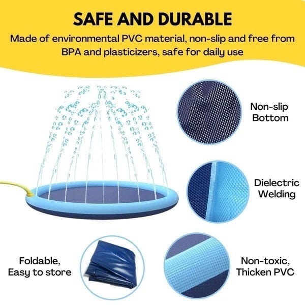 Summer Splash Pad for Kids and Pets