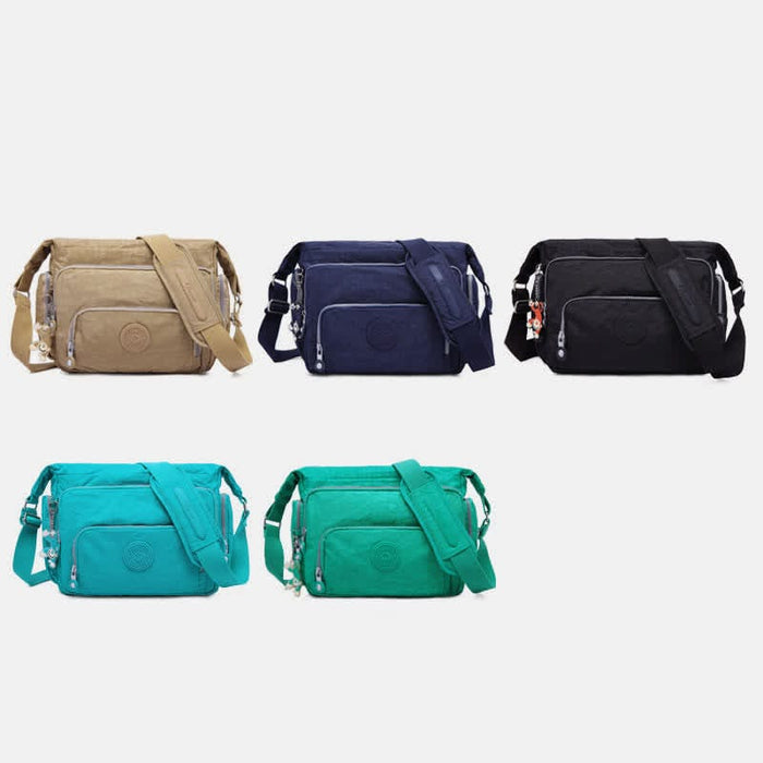 Crossbody Bag For Women Lightweight Multi-Pocket Casual Canvas Shoulder Purse