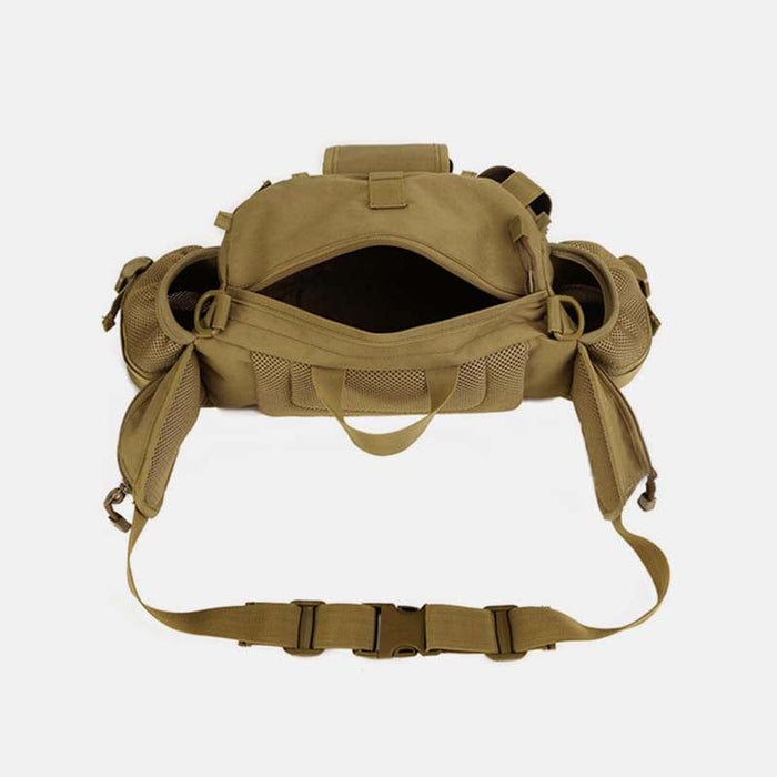 Large Fanny Pack Crossbody Purse Tactical Waist Bag Fit 10 Inch Tablet