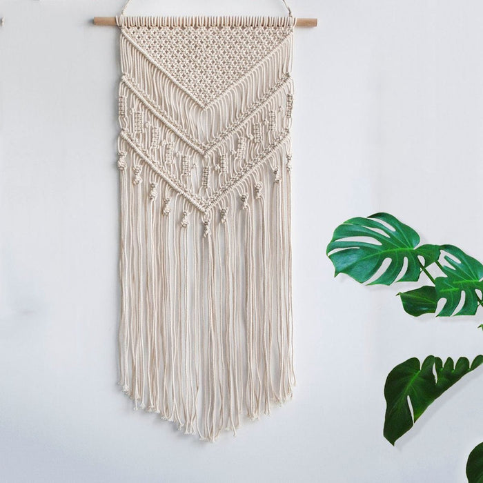 Macrame Woven Wall Hanging Boho Chic