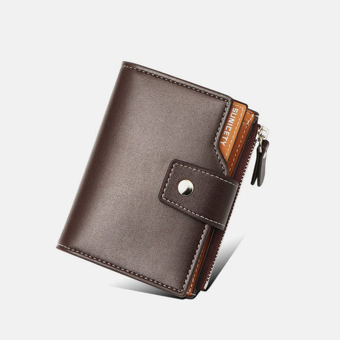 Leather Wallet for Men RFID Wallet Credit Card Holder with Multi-Slots