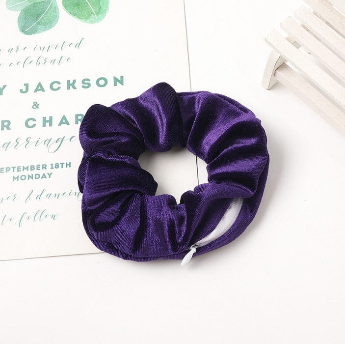 Hair Scrunchie (Hidden Storage)