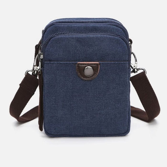 Belt Loop Holster Phone Purse Small Canvas Crossbody Side Shoulder Bag