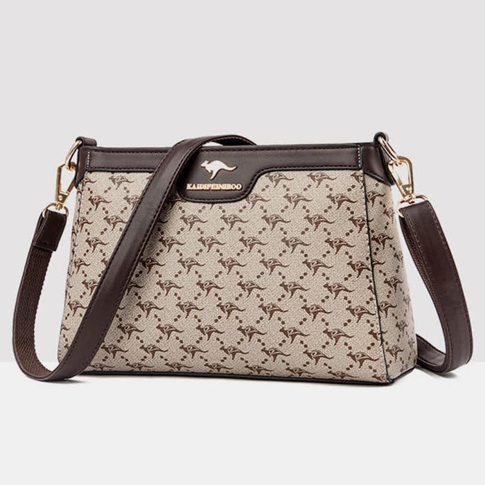 Leather Crossbody Bag for Women Casual Small Trendy Shoulder Purses