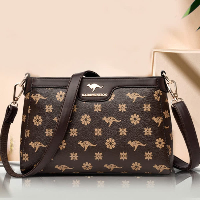 Leather Crossbody Bag for Women Casual Small Trendy Shoulder Purses