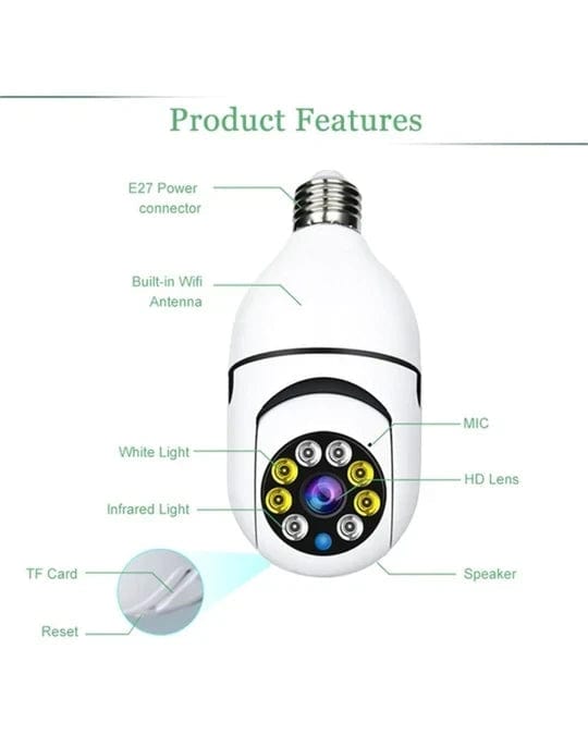 1080P Best Light Bulb Security Camera