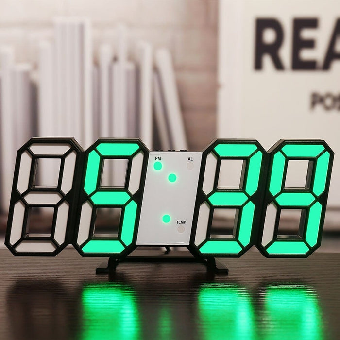 Digital Wall Clock Date Time Electronic Display