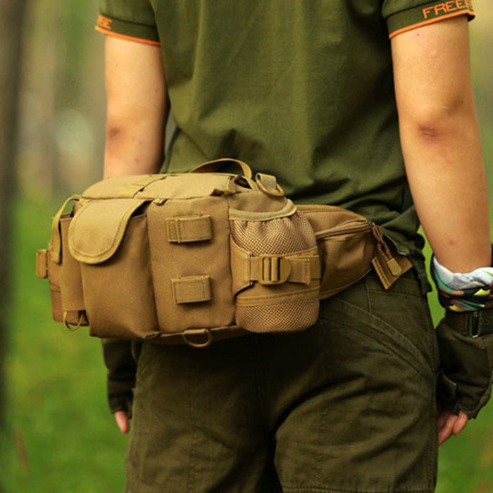 Large Fanny Pack Crossbody Purse Tactical Waist Bag Fit 10 Inch Tablet