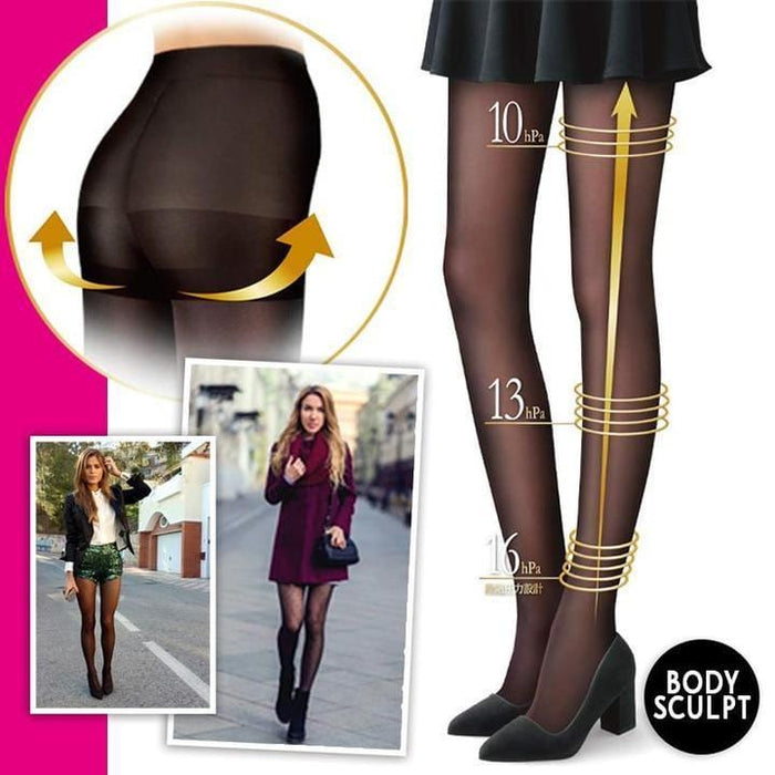 FlawlessLegs Translucent Warm Fleece Pantyhose Leggings by O&H