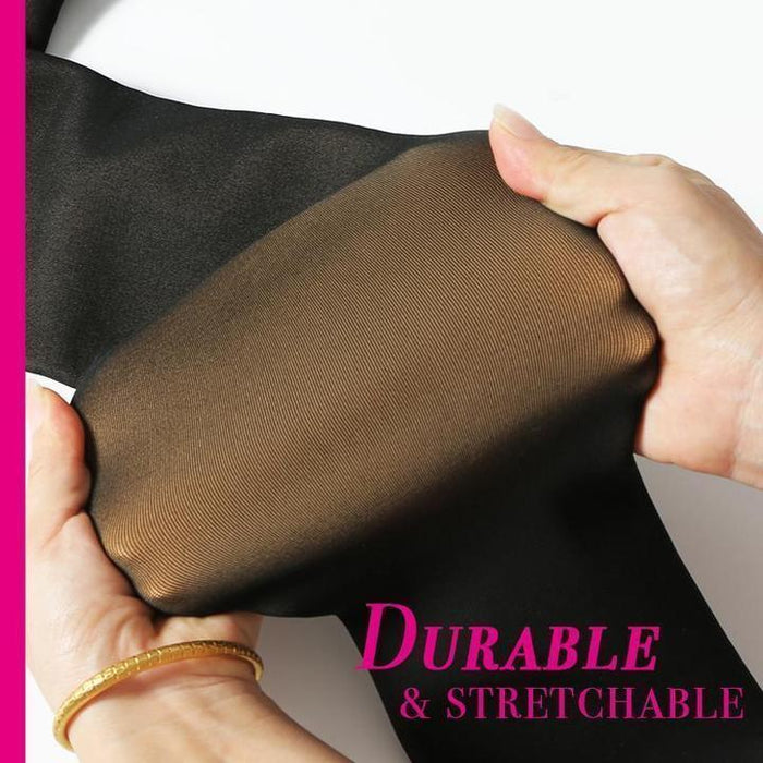 FlawlessLegs Translucent Warm Fleece Pantyhose Leggings by O&H
