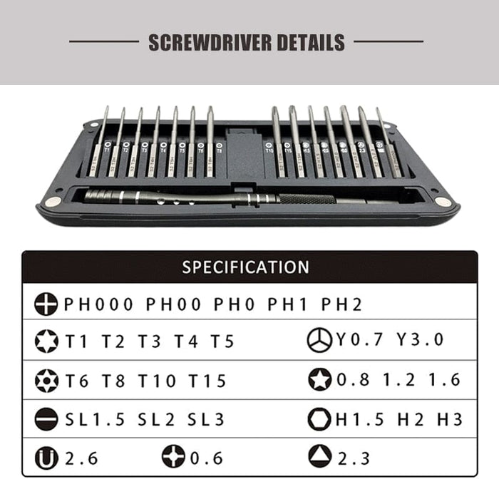 Professional Toolkit Screwdriver Set