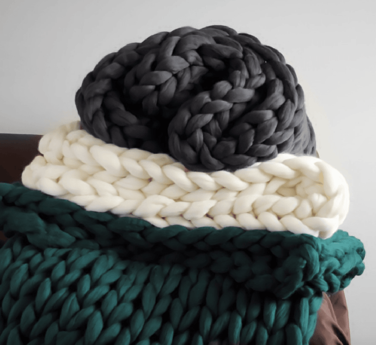 Chnky Knit Blanket