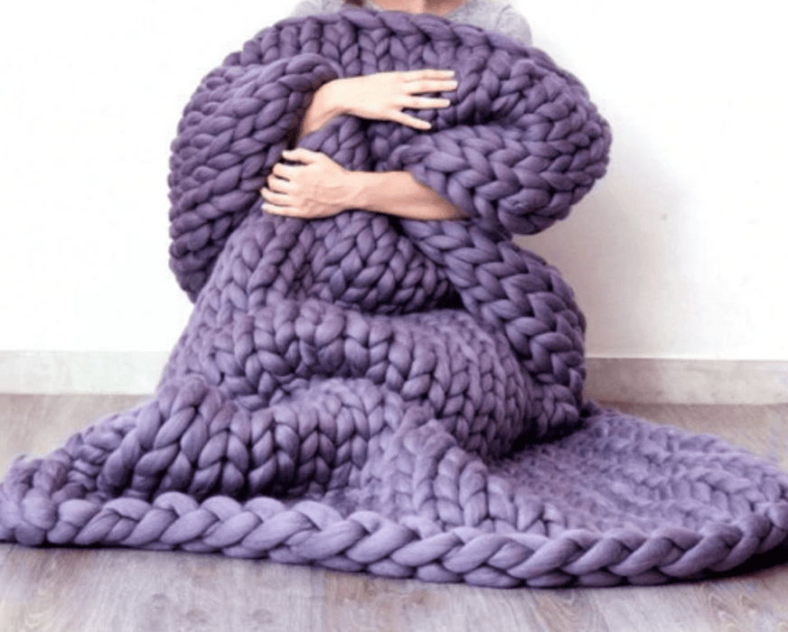 Chnky Knit Blanket