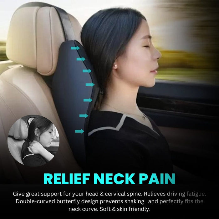 EZDrive Ergonomic Neck Pillow - Fits All Car Makes and Models