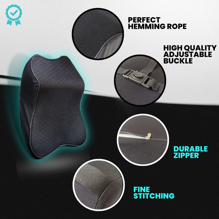 EZDrive Ergonomic Neck Pillow - Fits All Car Makes and Models