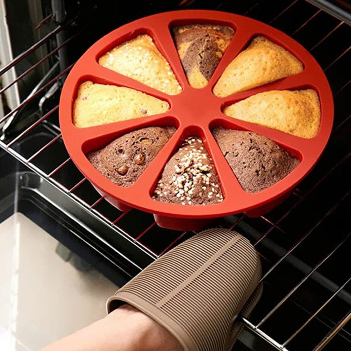 8 Cavity Silicone Cake Mold DIY