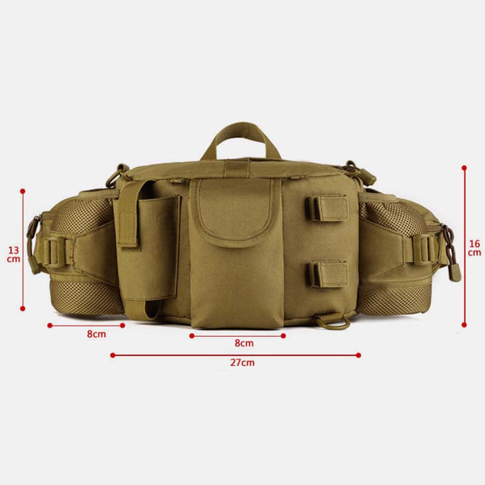 Large Fanny Pack Crossbody Purse Tactical Waist Bag Fit 10 Inch Tablet