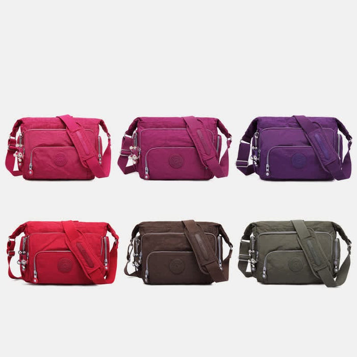 Crossbody Bag For Women Lightweight Multi-Pocket Casual Canvas Shoulder Purse