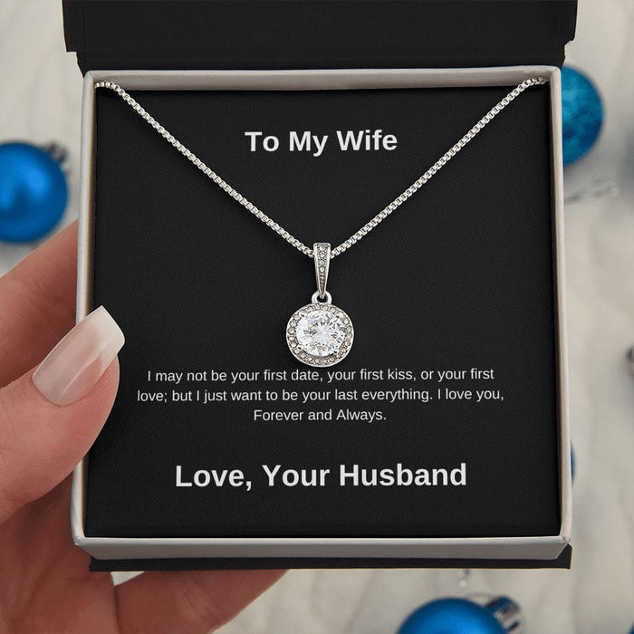 To My Wife... Forever and Always Eternal Hope Necklace & Earring Set