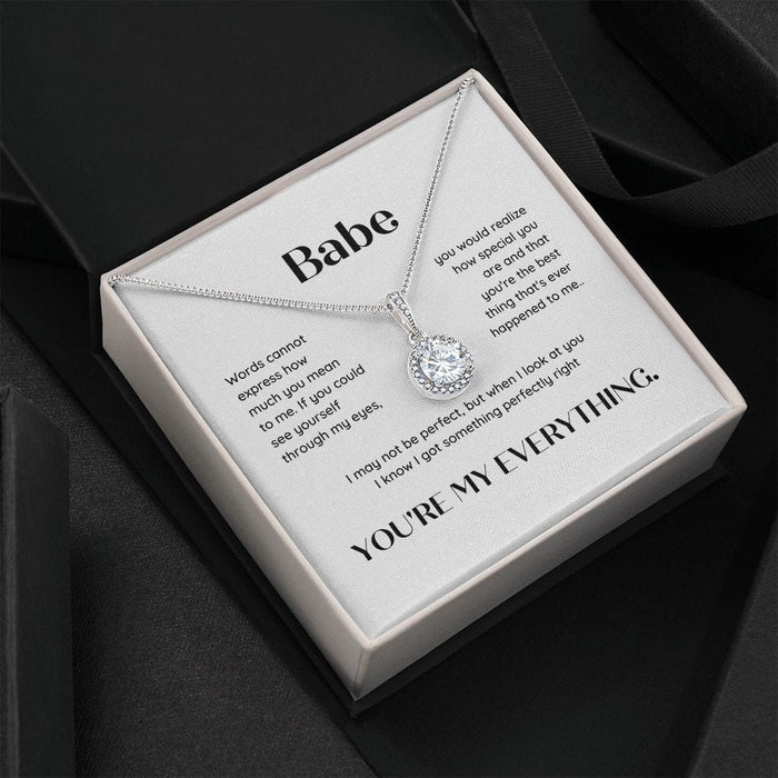 Babe, You're My Everything... Eternal Hope Necklace