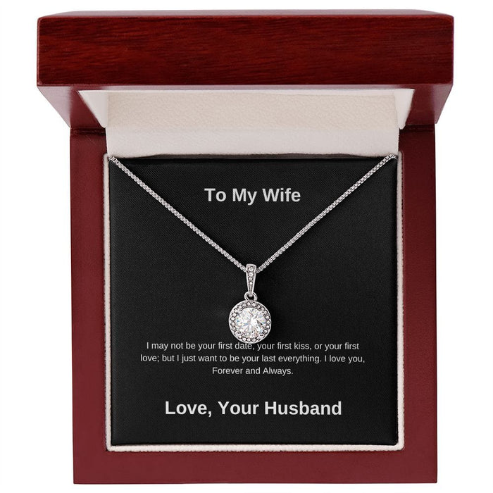 To My Wife... Forever and Always Eternal Hope Necklace & Earring Set