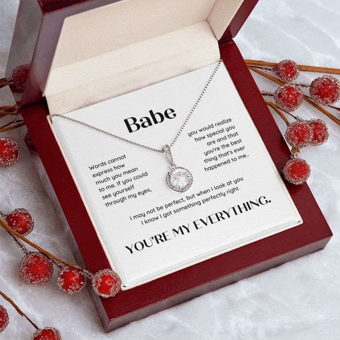 Babe, You're My Everything... Eternal Hope Necklace