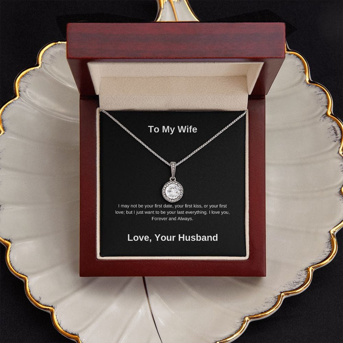 To My Wife... Forever and Always Eternal Hope Necklace & Earring Set
