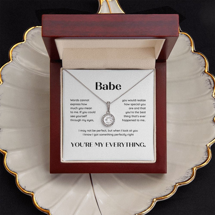 Babe, You're My Everything... Eternal Hope Necklace