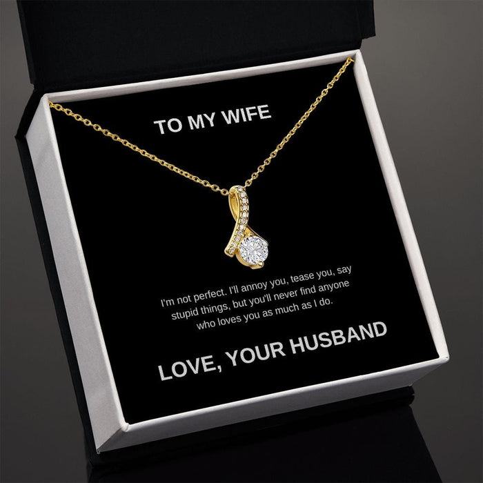 To My Wife... Love Your Husband - Alluring Beauty Necklace