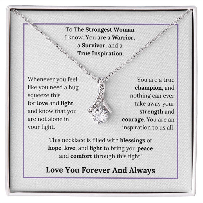 To The Strongest Warrior......Love You Forever, Alluring Beauty Necklace