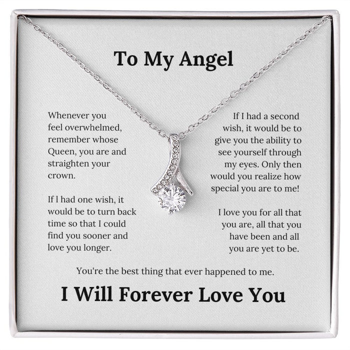 To My Angel....Alluring Beauty Necklace