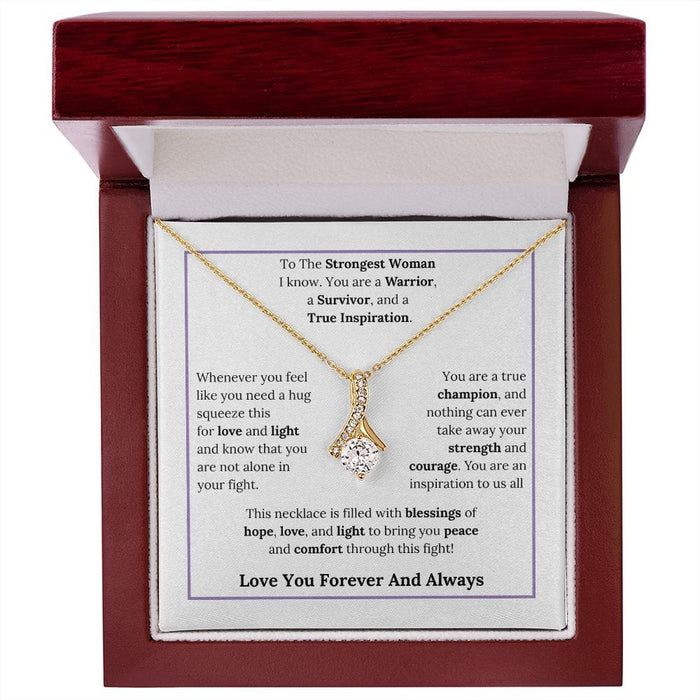 To The Strongest Warrior......Love You Forever, Alluring Beauty Necklace