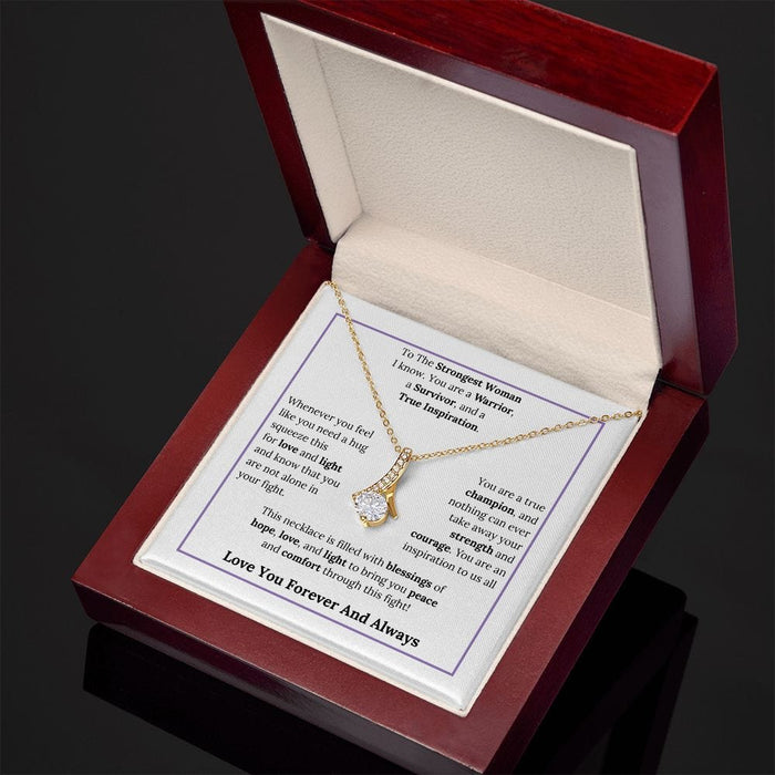 To The Strongest Warrior......Love You Forever, Alluring Beauty Necklace