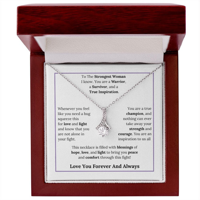 To The Strongest Warrior......Love You Forever, Alluring Beauty Necklace